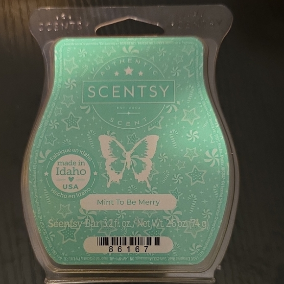 Scentsy Wax Bar- Mint To Be Merry - Picture 1 of 5